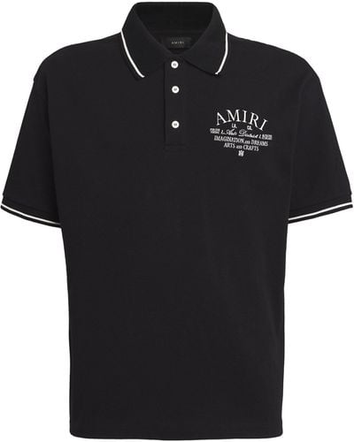 Amiri Arts District Polo Shirt - Black