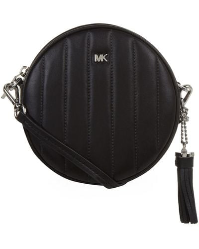 MICHAEL Michael Kors Quilted Round Cross Body Bag - Black