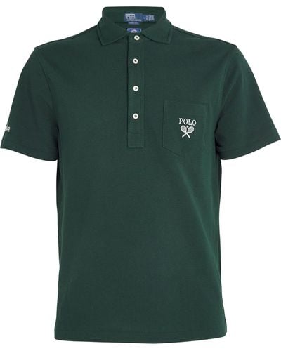 RLX Ralph Lauren Wimbledon Pocket Polo Shirt - Green