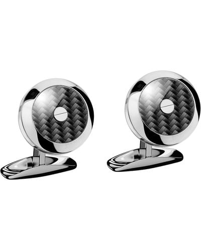 Chopard Stainless Steel And Carbon Fibre Classic Racing Cufflinks - Black