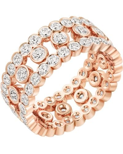 Cartier Rose Gold And Diamond Broderie De Ring - Pink