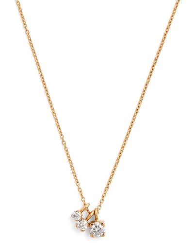 Sophie Bille Brahe Yellow Gold And Diamond Glacon Necklace - Metallic