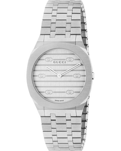 Gucci 25h Watch 30mm - Gray