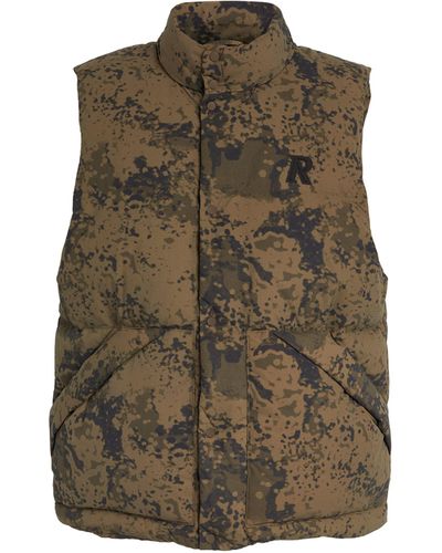 Represent Camouflage Gilet - Green