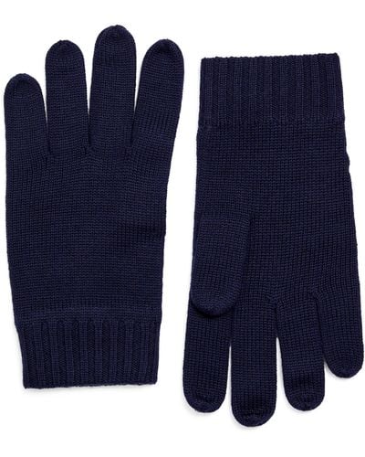 Polo Ralph Lauren Merino Wool Gloves - Blue
