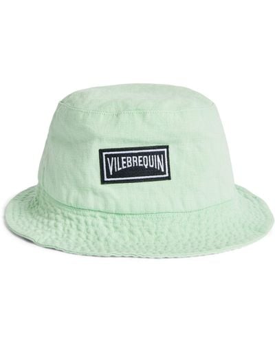 Vilebrequin Logo Bucket Hat - Green
