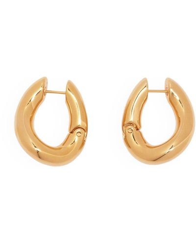 Balenciaga Hoop Earrings - Metallic