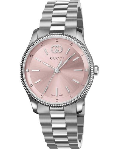 Gucci Steel G-timeless Watch 29mm - Gray