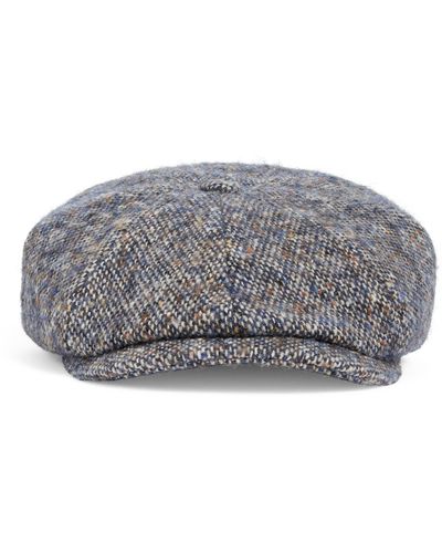 Stetson Donegal Tweed Flat Cap - Grey