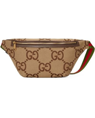 Gucci Jumbo Gg Belt Bag - Brown