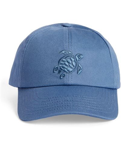 Vilebrequin Embroidered Turtle Baseball Cap - Blue