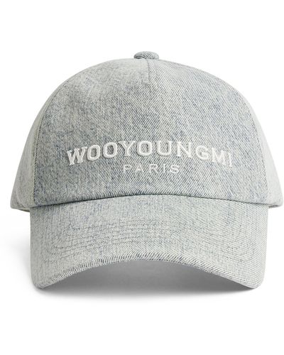WOOYOUNGMI Embroidered Logobaseball Cap - Grey