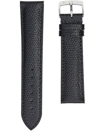 Jean Rousseau Leather Classic 5.0 Watch Strap (16mm) - Black
