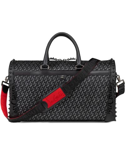 Sneakender - Travel bag - Calf leather and rubber - Black