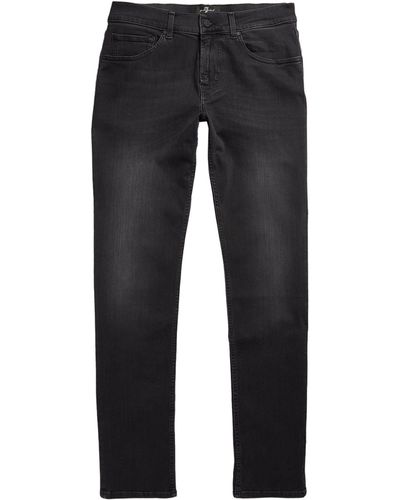7 For All Mankind Slimmy Lux Performance Plus Jeans - Black