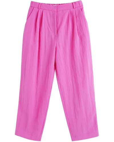 Chinti & Parker Cropped Trousers - Pink