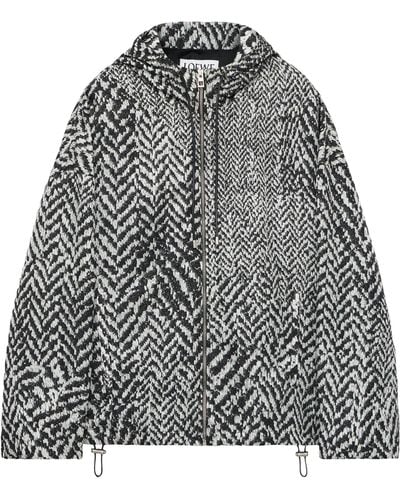 Loewe Hooded Jacket - Grey