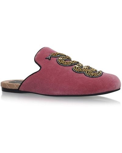 Gucci Lawrence Snake Slipper - Pink