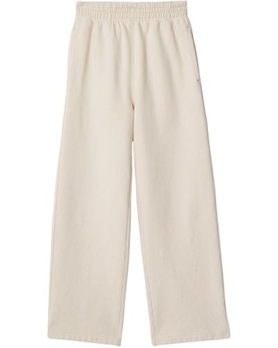 Burberry Cotton Ekd-pocket Sweatpants - White