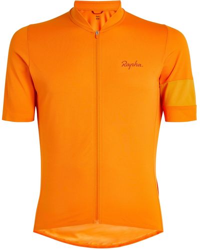 Rapha Classic Flyweight Cycling Jersey - Orange