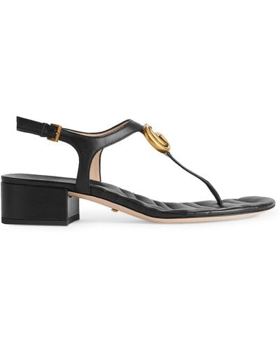 Gucci Double G Sandals 35 - Brown