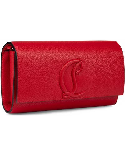 Christian Louboutin By My Side Zip Wallet - Red