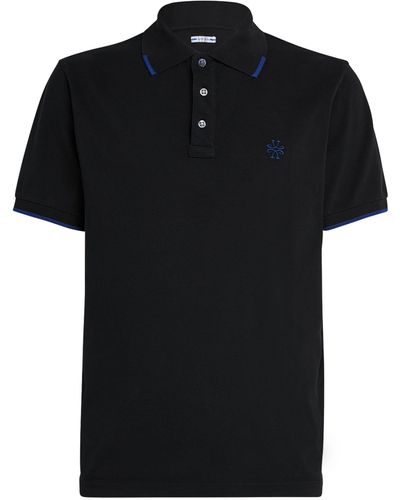 Jacob Cohen Cotton Piqué Logo Polo Shirt - Black