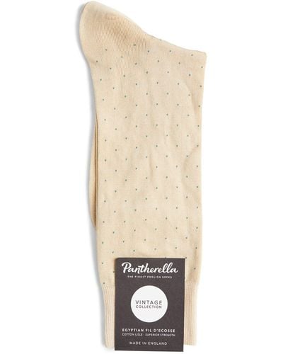 Pantherella Cotton-blend Gadsbury Socks - Natural