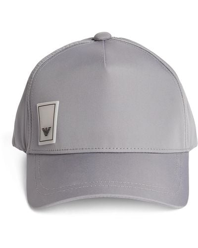 Emporio Armani Logo-patch Baseball Cap - Gray