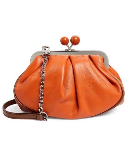 Weekend by Maxmara Small Leather Pasticcino Bag - Orange