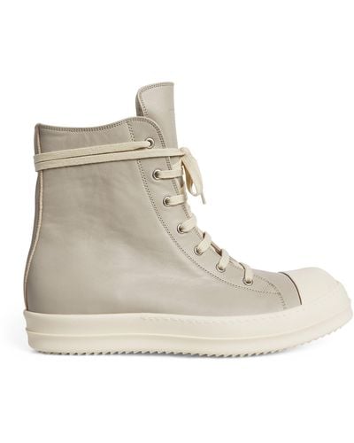 Rick Owens High-top Trainers - Natural