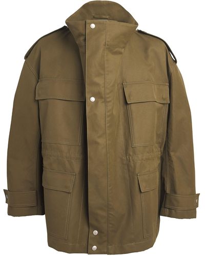 Hed Mayner Cotton-blend Military Pocket Jacket - Green