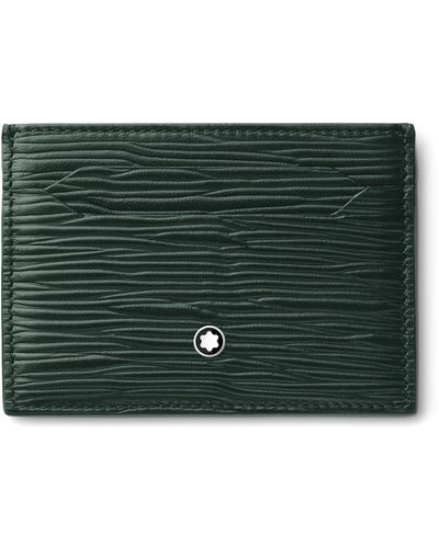 Montblanc Leather Meisterstück 4810 Card Holder - Green