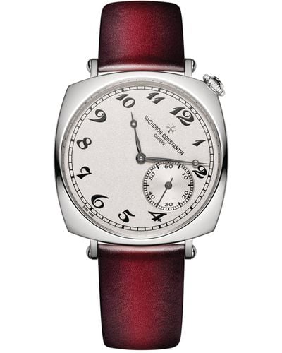 Vacheron Constantin White Gold Historiques American 1921 Watch 36.5mm - Red