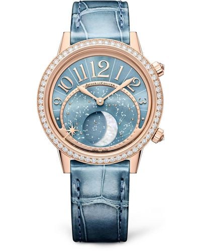Jaeger-lecoultre Rose Gold Rendez-vous Moon Watch 36mm - Blue