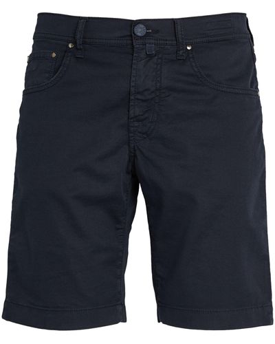 Jacob Cohen Stretch-cotton Chino Shorts - Blue