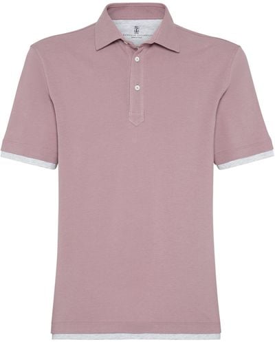 Brunello Cucinelli Polo Shirt - Purple