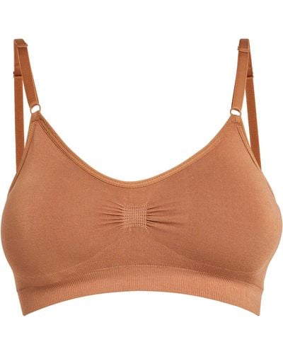 DSIRED Removable-inserts Mastectomy Bra - Brown