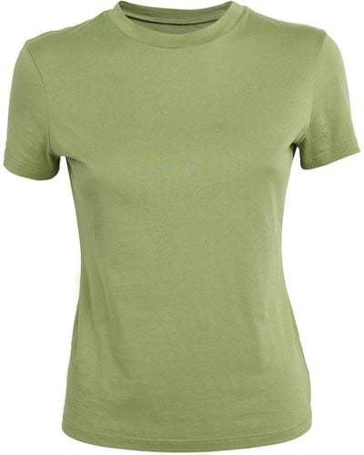 Theory Cotton Tiny Tee T-shirt - Green