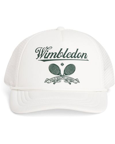 RLX Ralph Lauren X Wimbledon Graphic Baseball Cap - White