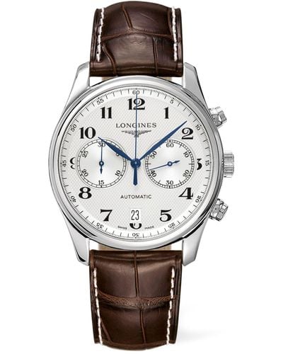 Longines Stainless Steel Master Collection Watch 40mm - White