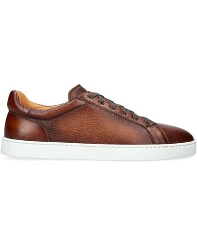 Magnanni Leather Costa Lo Trainers - Brown