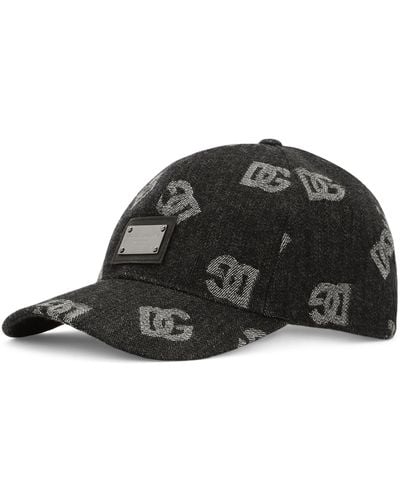 Dolce & Gabbana Dg Millennials Baseball Cap - Black