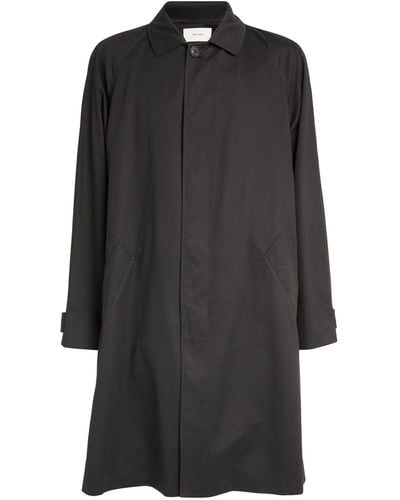 The Row Cotton-blend Clayton Coat - Black