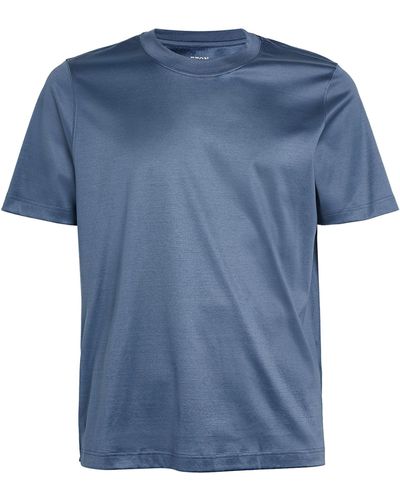 Eton Cotton Slim T-shirt - Blue