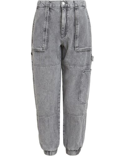 AllSaints High-rise Cargo Trousers - Grey