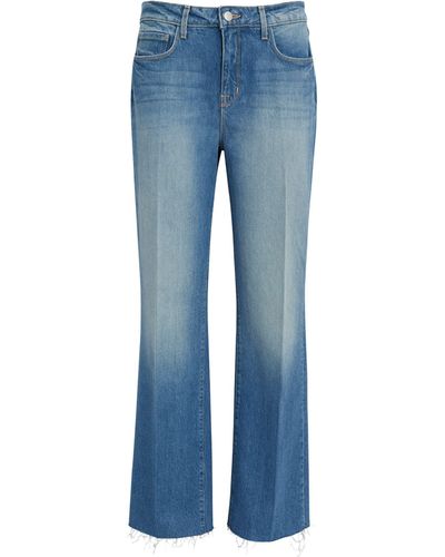 L'Agence Tiana High-rise Wide-leg Jeans - Blue