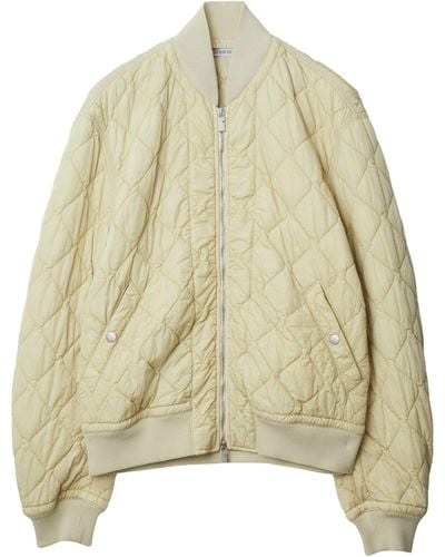 Burberry Quilted Jacket - Natural