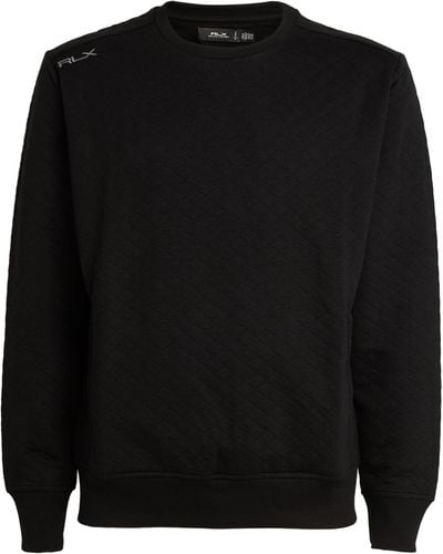 RLX Ralph Lauren Quilted Sweatshirt - Black