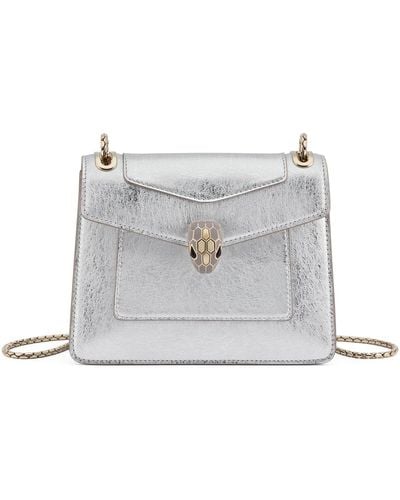 BVLGARI Small Serpenti Forever Day-to-night Shoulder Bag - White